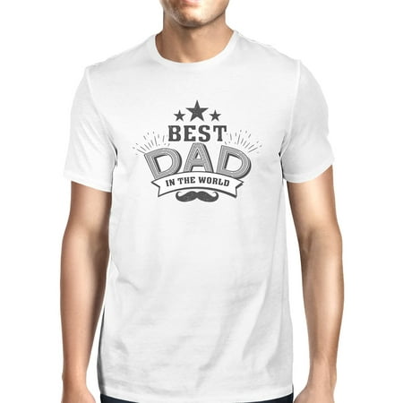 365 Printing Best Dad In The World Mens Vintage Design Tee Gifts For Fathers