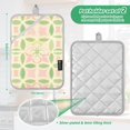 thumbnail image 6 of Yayeee Pot Holders Kitchen Heat Resistant with Pocket 7"x9.8" Cotton Oven Cooking Hot Pads, Light Green Geometric, 6 of 7