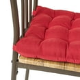 thumbnail image 2 of Mainstays Textured Chair Seat Pad (Chair Cushion), Red Color, 1-Piece, 15.5" x 16", 2 of 5