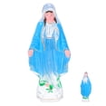thumbnail image 1 of Raindrops Small Blessed Mother Plastic Statue for Prayer Space Catholic Home Table Ornament, 1 of 8