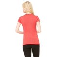 thumbnail image 3 of Women's Triblend Short-Sleeve Deep V-Neck T-Shirt, 3 of 3