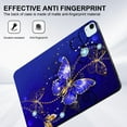thumbnail image 4 of TECH CIRCLE Case for iPad Air 11 Inch M2 2024,Ultra Slim Thin Lightweight Elegant Pattern Soft TPU Anti-Scratch Protective Back Cover Case for iPad Air 6th Generation 11 Inch M2 2024,Blue Butterfly, 4 of 6