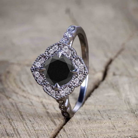 antique black diamond engagement rings antique black diamond engagement rings
