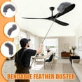 thumbnail image 4 of cisilov Dusters for Cleaning with 84" Extension Pole, Ceiling Fan Duster Cobweb Duster for High Ceilings, Washable Reusable Microfiber Duster Kit for for Ceiling Fan Webs, Blinds, 4 of 8