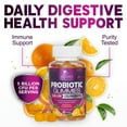 thumbnail image 6 of Probiotics for Digestive Health Gummies - 6 Unique Strains for Daily Immune Support & Gut Health, Supports Constipation, Gas & Bloating - Best Probiotic Supplement Gummy for Women & Men - 120 Gummies, 6 of 10