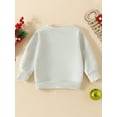 thumbnail image 3 of Bagilaanoe Toddler Baby Girl Boy Casual Sweatshirt Long Sleeve Letter Print Pullover 6M 12M 18M 24M 3T Kids Fall Loose Tee Tops, 3 of 8
