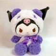 thumbnail image 3 of Muñeco de peluche de 25 cm de Anime Sanrio, juguete Kawaii Hello Kitty Kuromi My Melody Cinnamoroll, bonito juguete de peluche de dibujos animados, regalos para niños, 3 of 5