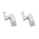 thumbnail image 3 of Inteprter Luz de sensor inteligente LED debajo del gabinete Bisagra de cocina Mini lámpara de noche con pilas Luces de baño para el hogar Suministros de Gris 2piezas Inteprter CBP031438, 3 of 6