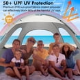 thumbnail image 3 of Carpa de playa WhiteFang UPF 50+ con protección UV para 8 personas, 3 of 7