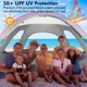 thumbnail image 3 of Carpa de playa WhiteFang UPF 50+ con protección UV para 8 personas, 3 of 7