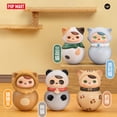 thumbnail image 4 of POP MART PUCKY Roly-Poly Kitty Series Blind Box Guess Bag Mystery Box Toys Doll Cute Anime Figure Ornaments Gift Collection, 4 of 5