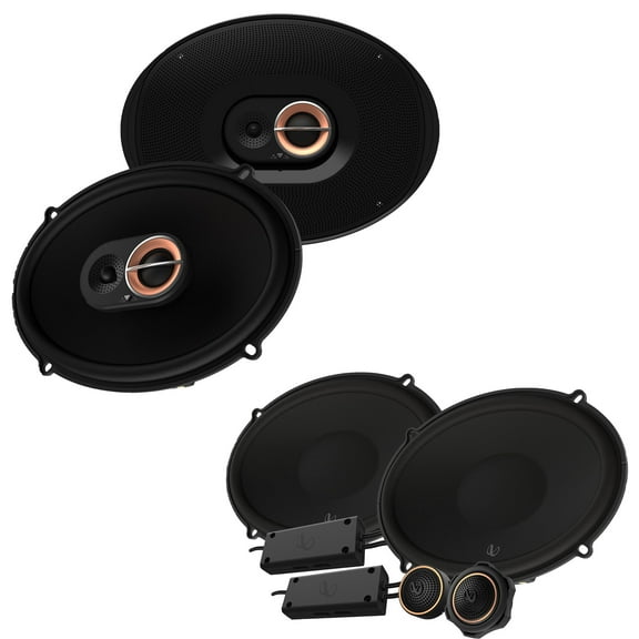 Infinity KAPPA693C 6x9" 2-Way Component Set (pair) with Infinity KAPPA693M 6x9” Coax Speakers (pair)