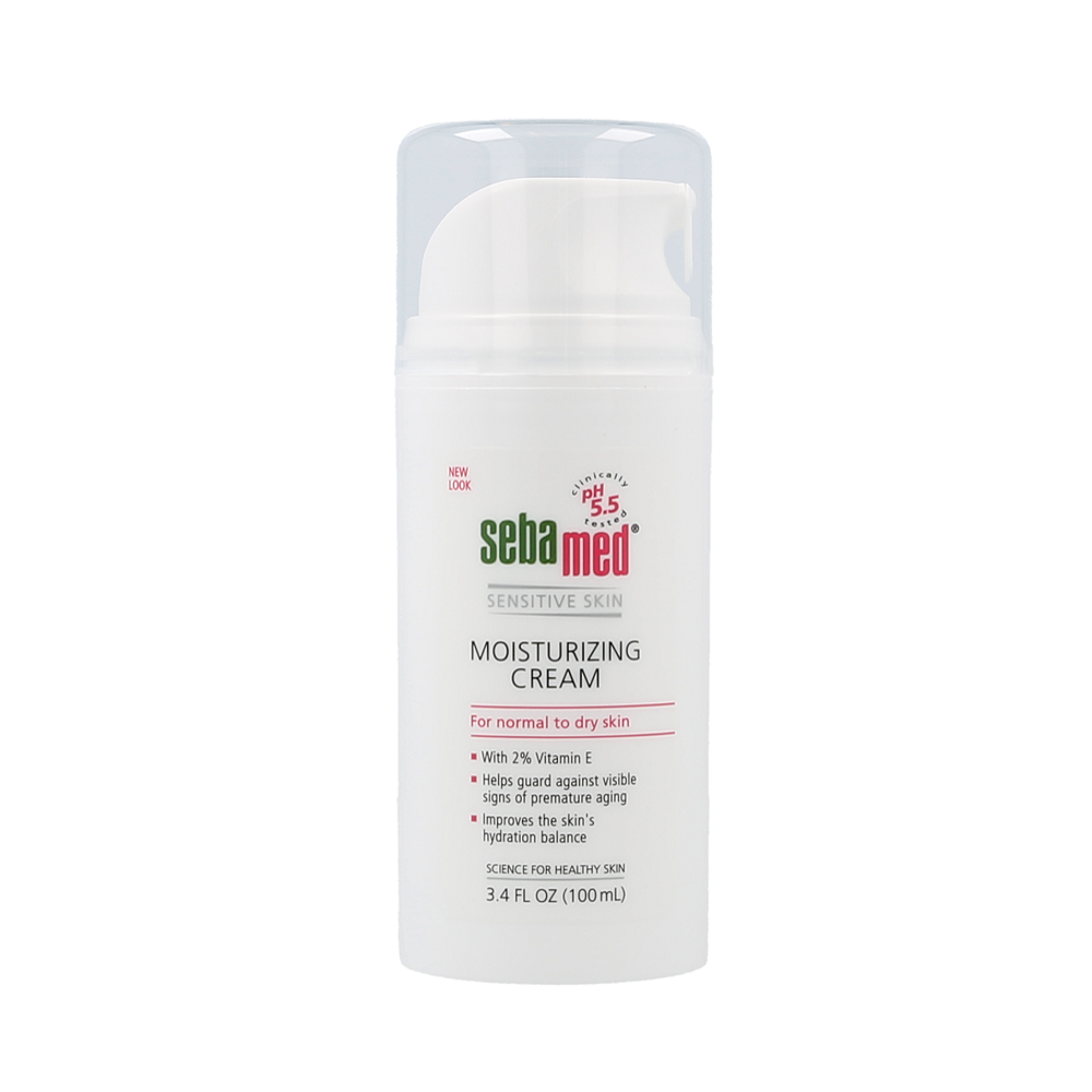 Sebamed Moisturizing Face Cream for Sensitive Skin 3.4 Oz 100mL with Pump