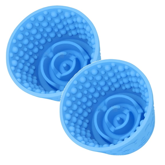 ACDANC 2026 New Dog Lick Bowl Freezable 2 Pack, with Suction Cups for Large Dogs Freezer, Anti Lick Mat Anxiety Relief Eat Dispenser for Dogs, for Small Medium & Large Breed Dogs, Light Blue