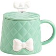thumbnail image 1 of Taza Kawaii Taza de Cerámica con Lazo Lindo Taza de Agua para Niña Linda Taza de Leche Linda Taza de Café Linda, 1 of 5