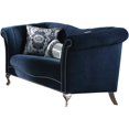 thumbnail image 1 of ACME Jacobosa Causeuse en Velours Bleu, 1 of 3