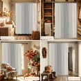 thumbnail image 6 of Grey Striped Shower Curtain Set - 48" x 72" Washable Bathtub Curtain with 12 Hooks, Farmhouse Beige Stripes Vintage Rustic Waterproof Fabric Stall Shower Curtains for Bathroom/Bathtub Décor, 6 of 8