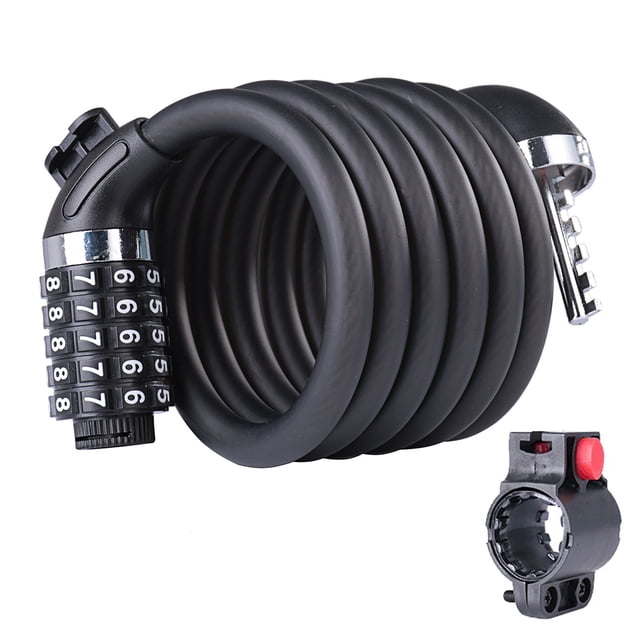 Bangcool Bicycle Lock Resettable Safe Bike Lock Cable Bike Supplies for Outdoor