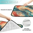 thumbnail image 4 of Qxltty Colorful Gilt Marble Cat litter Pads Pet Set of 3 Diaper Mats Center Anti-leakage Layer Absorbent Soft and Comfortable, 4 of 7