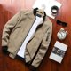 thumbnail image 3 of Chaqueta informal 2024 para hombre, chaqueta bomber, cortavientos para hombre, abrigos con cremallera, chaqueta de carga holgada para primavera y otoño, ropa deportiva informal para hombre, 3 of 5