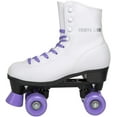 thumbnail image 4 of Fantastic Skates with Retro Quad Design for Kids and Adults (Purple, Women's 8 / Men's 7), 4 of 10