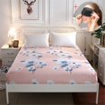 thumbnail image 1 of Comfort Bedding Fitted Sheet, Elasticity Easy Care Microfiber Soft Polyester Wrinkle and Fade Resistant Bed Sheet Single, 1 of 7