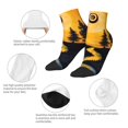 thumbnail image 5 of Fuzoiu Sunset River Pine Trees Print Adult Socks, Crew Moisture-wicking Socks, Unisex Cushion Crew Socks,Casual Sports Ankle Socks, 5 of 7