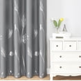 thumbnail image 2 of Cortinas Blackout Estelar Textiler con Diseño de Palma Plateada 130x160 cm, 2 of 9