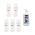thumbnail image 1 of 5 Biberones Pigeon Softouch 240ml y Limpiador Líquido 700ml, 1 of 6