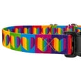 thumbnail image 5 of Country Brook Petz® Rainbow Hearts Martingale with Deluxe Buckle Dog Collar, Large, 5 of 5