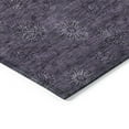 thumbnail image 5 of 5' X 8' Eggplant And Purple Floral Washable Indoor Outdoor Area Rug, 5 of 5
