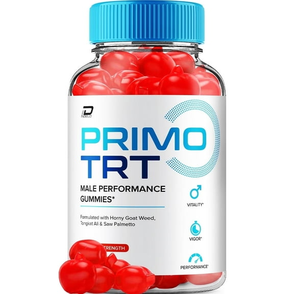 Primo TRT Gummies for Men – PrimoTRT Male Gummy All-Natural Reviews, 1 Pack, 60 Gummies