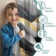 thumbnail image 3 of Blackout Kids Curtains,Black and Gold Marble Childrens Insulated Curtains Set Of 2,Bedroom Essentials,Toddler Room Decor 42x84in(106x213cm), 3 of 4