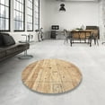 thumbnail image 4 of Ahgly Company Machine Washable Indoor Rectangle Contemporary Peru Brown Area Rugs, 5' x 7', 4 of 7