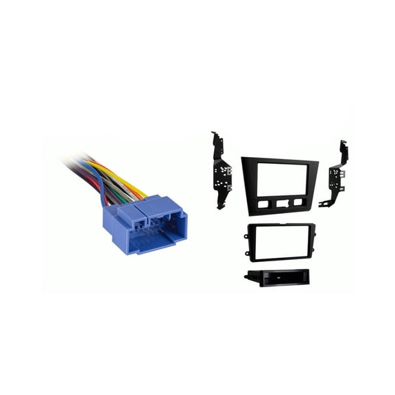 Fits Acura RL 1999-2004 w/o OE NAV Metra Multi DIN Dash Kit with Harmony Radio Harness