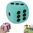 thumbnail image 1 of HLONK Large Foam Dice Color Foam Dice 3.15 Inches Big Dice For Building Educational Math Teaching Pastime Party 6 Foam Dice Anxiety Dice For Stress Rel, 1 of 4