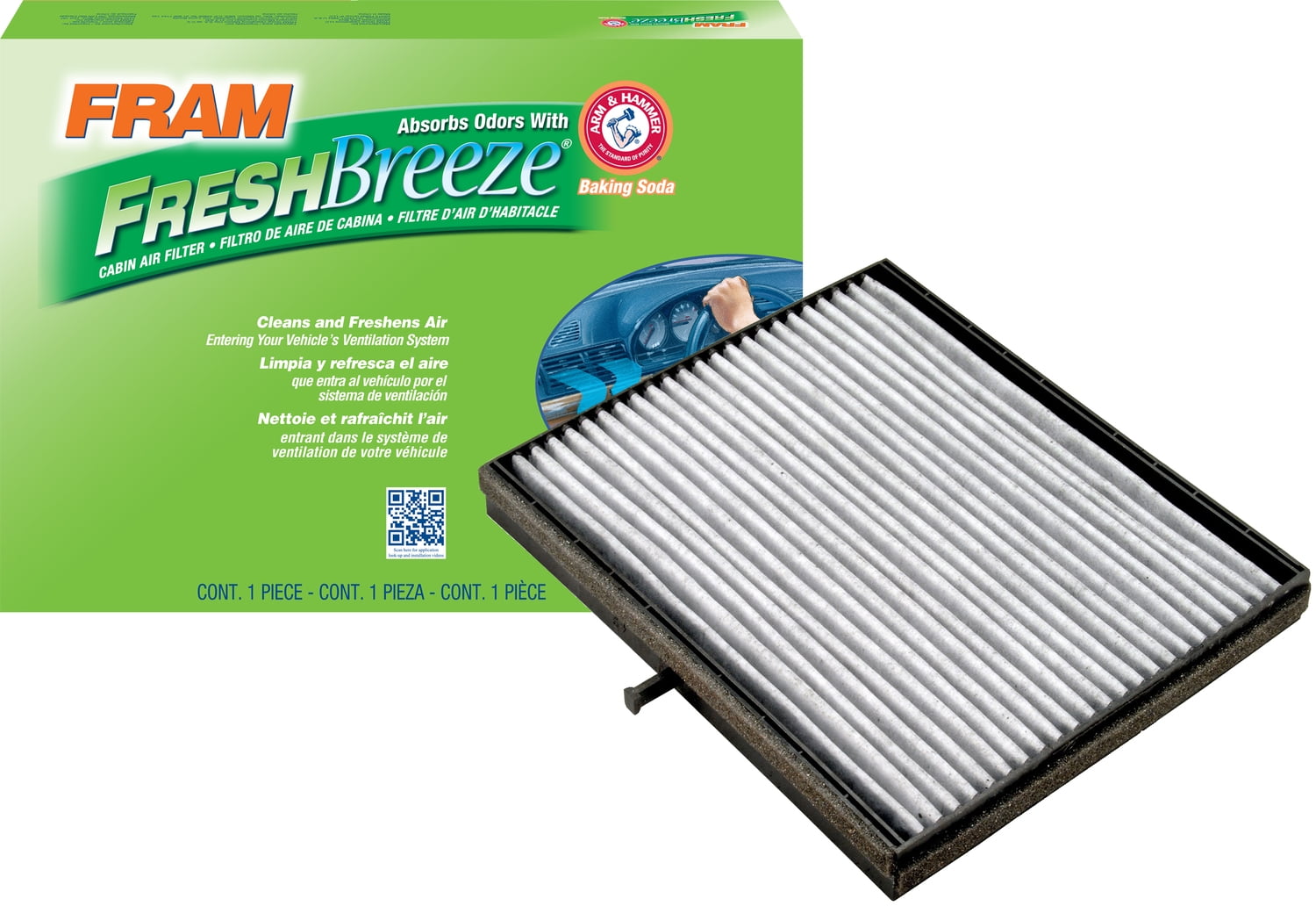 Fram Fresh Breeze Cabin Air Filter Cf10557 Walmart Com