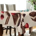 thumbnail image 5 of Yayeee Tablecloths 54" x 72" Rectangle Wrinkle Resistant Party Table Cover, Blue Cakes, 5 of 8