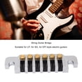thumbnail image 3 of Electric Guitar Bridge, Vintage Guitar Bridge Set Easy Installation  For Musical Instrument, 3 of 8