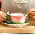 thumbnail image 4 of European  Flower Mug Couples Afternoon Tea Ceramic Coffee Cup Set Office Kungfu Tea Set Home Drinking Set Friend Gift, 4 of 21