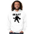 thumbnail image 3 of Beast Gym Fitness Meathead Men's Big & Tall Graphic Hoodie Brisco Brands 3X, 3 of 5