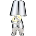 thumbnail image 1 of Golden Man Table Lamp | Fun Table Lamp Night Light Thinkers Lamp Art Decor | Decorative Sculpture Home Ornament Table Lamp, 1 of 8