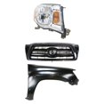 thumbnail image 2 of Garage-Pro Passenger Side Headlight Kit for Toyota Tacoma Base Pre Runner 2005-2010 Halogen With bulb(s) CAPA W/Fender Grille Assembly For Models Without Sport Package Replaces# 5310004370C0, 2 of 4