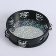 thumbnail image 6 of Almencla Tambourine Musical Instruments Percussion Hand Drum Hand Held Drum Educational Toy with Metal Bells for Concert Family 8inch Sequin, 6 of 8