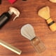 thumbnail image 5 of Brocha de afeitar retro para barba con mango de madera, ideal para el cuidado de la barba y el vello facial., 5 of 7