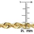 thumbnail image 4 of KoolJewelry Solid 14k Yellow Gold Filled Rope Chain Necklace (6 mm, 26 inch), 4 of 9