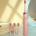 thumbnail image 1 of TIMIFIS Desk Fabric Usb Charging Toothbrush, Toothbrush with 4 Brush Heads, Smart 5-Modestimer Toothbrush Ipx7 Water-Resistant Kitchen Gadgets, 1 of 7