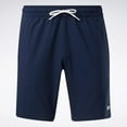 thumbnail image 6 of Reebok Men's Regular-Fit Moisture-Wicking 9" Woven Drawstring Shorts Navy, Small, 6 of 6