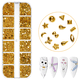 thumbnail image 3 of Estrela Nail Rhinestones de colores mezclados, Flatback Nail Art Rhinestone para Nail Art DIY, 3 of 5