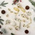thumbnail image 5 of Fall Ornaments for Christmas Trees, 73ct Bronze Copper and Gold Shatterproof Christmas Tree Decorations, Woodland Brown Hanging Ball Ornaments Bulk for Thanksgiving Autumn Harvest Decor, 5 of 7